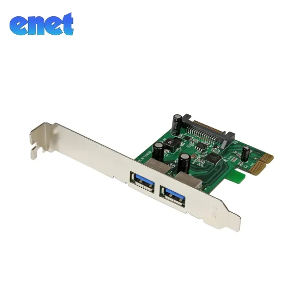 کارت تبدیل PCI-E به USB3.0 دو پورت ای نت مدل En-IcU253e